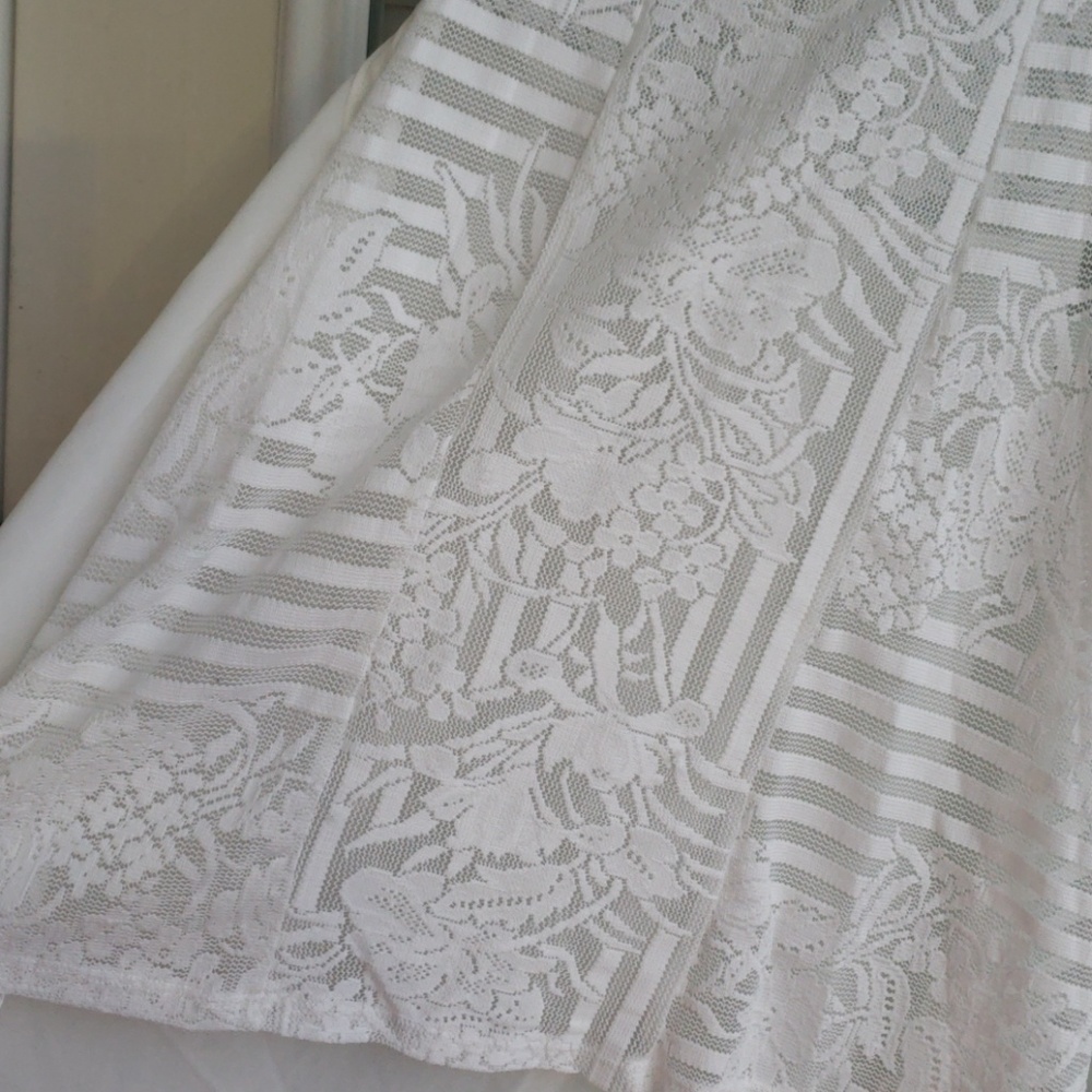 Donated. New white Flowy Top - Picture 2 of 7